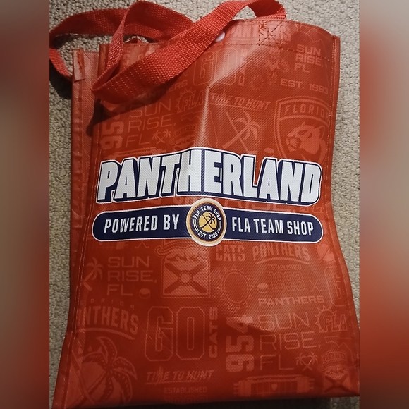 Pantherland FLA TEAM SHOP Reusable Snap Waterproof Bag NWOT - Picture 2 of 8